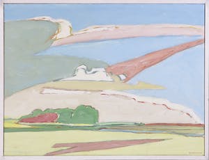 Paul Overhaus - Olieverf op doek, Landschap - Ingelijst kopen? Bied vanaf 1!