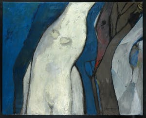 Jos Schimmer - Olieverf op doek, Z.T. (Abstracte compositie) (Groot) kopen? Bied vanaf 1!