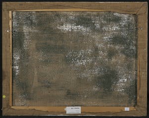 Niet of onleesbaar gesigneerd - Olieverf op jute, Abstracte voorstelling kopen? Bied vanaf 1!