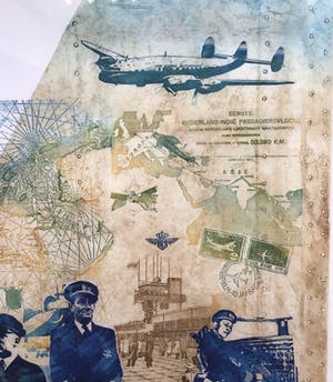 Leentje Linders - 2 etsen “De tijd vliegt” gesigneerd, oplage34/70 kopen? Bied vanaf 80!