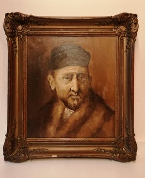 Niet of onleesbaar gesigneerd - Hollandse School 19e eeuw - Portret van een oude man - in Heijdenrijk lijst kopen? Bied vanaf 1!