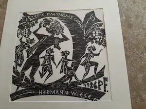 AcheterHelga Lange - Houtsnede, Herman Wiesse? Enchérissez de 20!