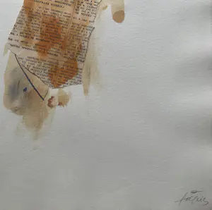 Antoni Tapies - handgesigneerde litho met collage | 'El pa a la Barca' | 1963 (INGELIJST) kopen? Bied vanaf 600!