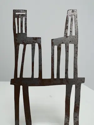 Klaas Gubbels - stalen sculptuur | 'Nieuwjaarswens 2019' kopen? Bied vanaf 1!