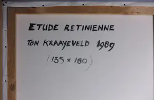 Ton Kraayeveld - Olieverf op doek, Etude Retienne - Ingelijst (Zeer groot) kopen? Bied vanaf 200!