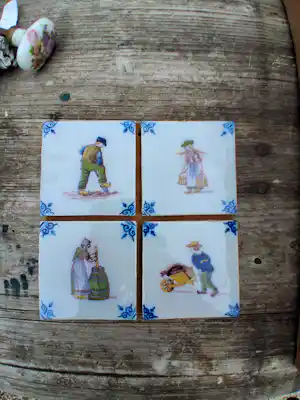 Koninklijke Tichelaar Makkum - tegeltableau ambachten verkauft für € 25!