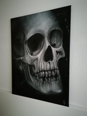 Niet of onleesbaar gesigneerd - Skull kopen? Bied vanaf 10!