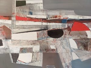 Serge Jamet - Abstracte figuur - bijzonder werk .. kopen? Bied vanaf 250!