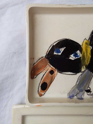 Niet of onleesbaar gesigneerd - Set van 5 schalen. kopen? Bied vanaf 10!