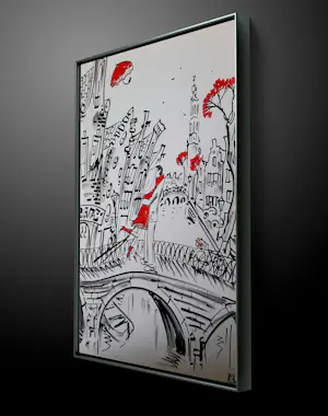 Elva Polyakova - In Amsterdam x 3 painting's kopen? Bied vanaf 10!