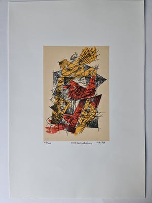 Henk Hesselius - Map met 6 zeefdrukken, Experimenteel Universum kopen? Bied vanaf 75!