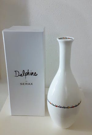 Delphine Boel - Vaas 'Love' in or. verpakking+certificaat (niet meer in handel) kopen? Bied vanaf 59!