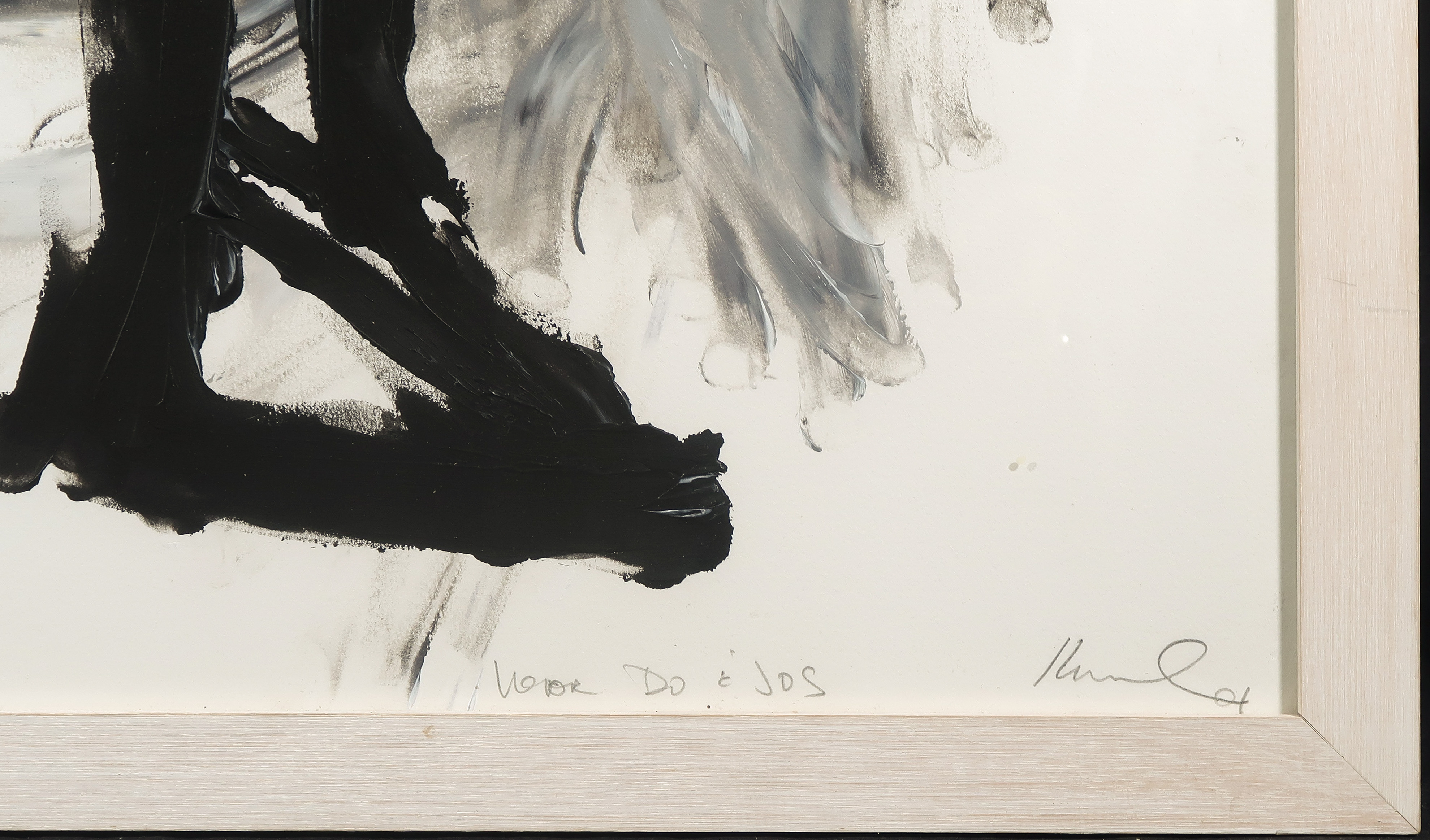 Bob Kovel - Gouache, Zonder titel - Ingelijst kopen? Bied vanaf 1!