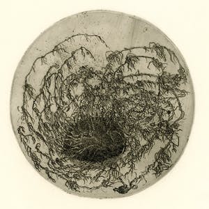 Hans Kuyt - ets periode 1965-1970 - gesproten aardappel kopen? Bied vanaf 20!