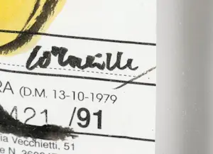 Corneille - Beschilderde restaurant bon: Piediripa Italia - 1992 (nette lijst!) kopen? Bied vanaf 799!