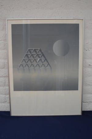 Dirk Huizer - Paalwoning, 2/25+3, 1982 - Zeefdruk op papier - BKR Rotterdam kopen? Bied vanaf 20!