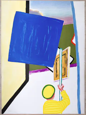 Roger Raveel - De schilderijenoptocht van 1978 te Machelen-aan-de-Leie, litho kopen? Bied vanaf 1495!