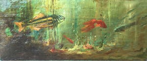 Niet of onleesbaar gesigneerd - C3805-40 - Aquarium kopen? Bied vanaf 10!