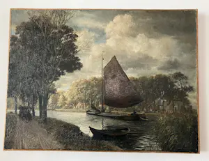 Dirk Meesters - Rivierlandschap kopen? Bied vanaf 190!