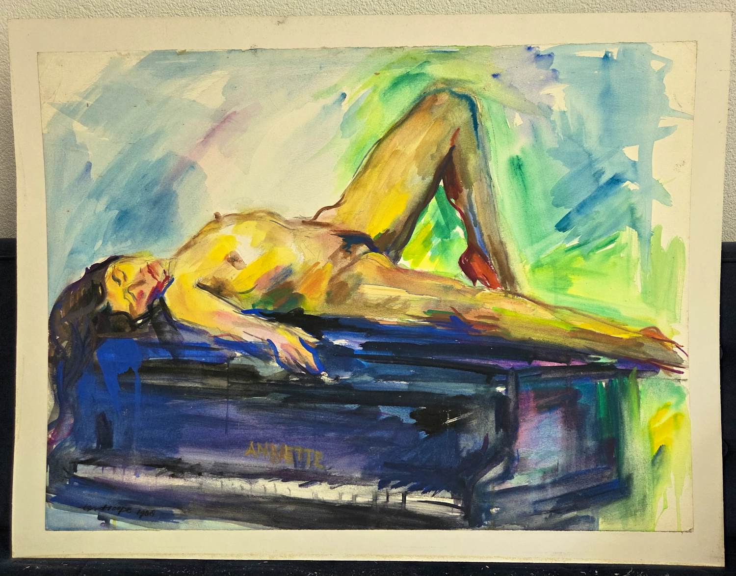 Bob ten Hoope - Liggend naakt. Annette. kopen? Bied vanaf 79!