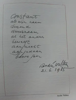 Constant - boek: aan Constant (oplage slechts 65 stuks) kopen? Bied vanaf 325!