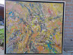 Hans Ittmann - Abstract werk verkocht voor € 250!