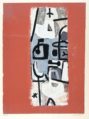 Corneille - Zeefdruk, Charlie Parker verkocht voor € 100!