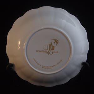 Royal Goedewaagen - Bone China Sierbord voorzien van Stadswapen van de stad Gouda kopen? Bied vanaf 1!