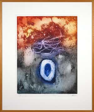 Ad Arma - Kleurenets, A dream in Japan II - Ingelijst verkocht voor € 50!