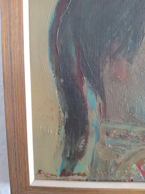 Avni Arbaṣ - Mädchenportrait - Avni Arbaş ein berühmter türkischer Impressionist kopen? Bied vanaf 100!