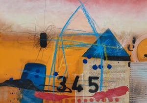 Theo Koster - Liggend rood nr. 345 kopen? Bied vanaf 30!