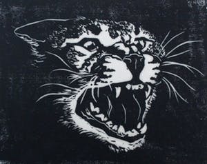 Walther Klemm - Houtsnede: Puma kopf kopen? Bied vanaf 45!