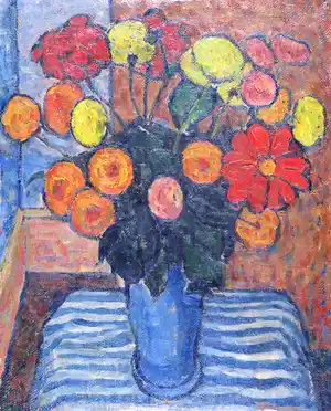 Pieter Fraterman - Olieverf op doek op paneel, Zonder titel verkocht voor € 50!