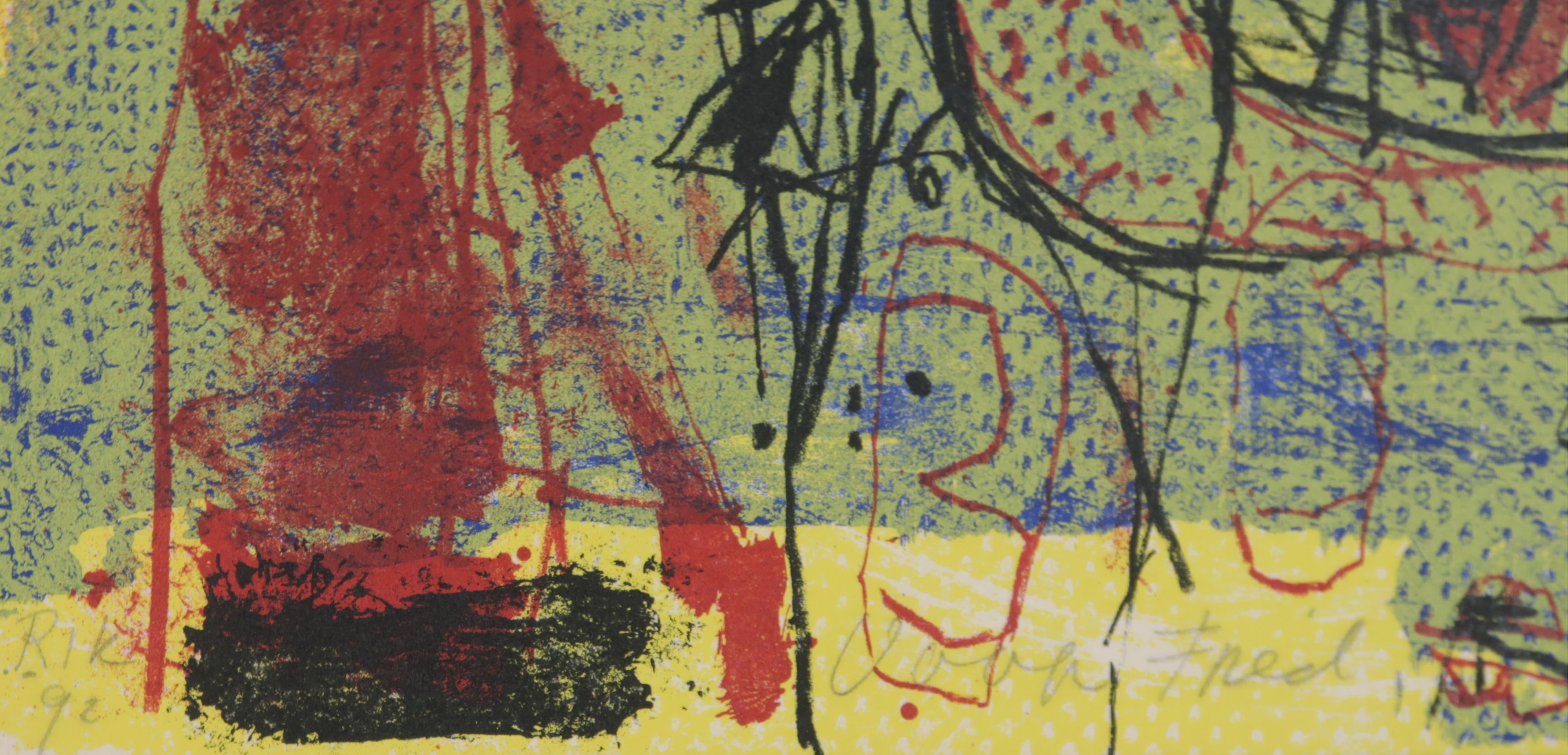 Rik van Iersel - Litho, Z.T. kopen? Bied vanaf 20!