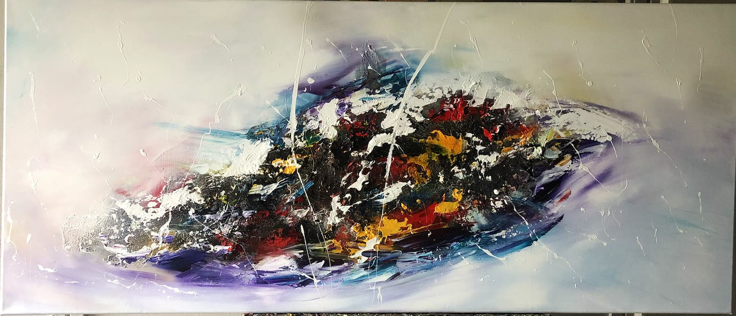 Gena - Abstract “ Colored fields “ kopen? Bied vanaf 250!