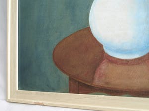 Niet of onleesbaar gesigneerd - Ingelijste gouache , “Bloemen in Vaas” - 1943 kopen? Bied vanaf 1!