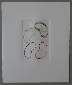 Thomas Ankum - Zonder Titel, ets, oplage 2 ex., 1993 gesigneerd/genummerd, mint kaufen? Bieten Sie von 55!