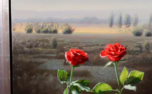 Ger Stallenberg - Olieverf op doek, Mystery Garden - Ingelijst kopen? Bied vanaf 150!