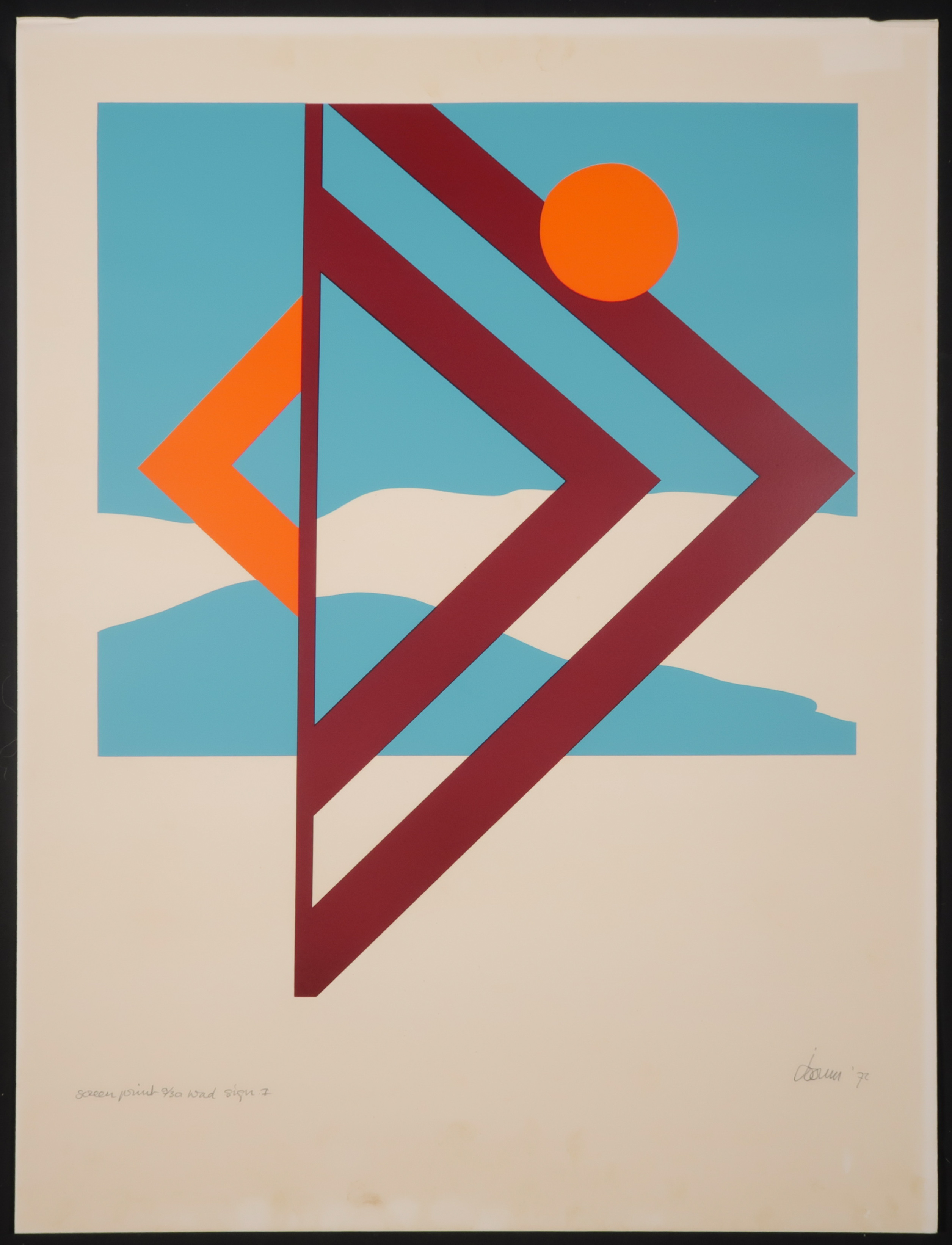 Josum Walstra - Zeefdruk, Wad sign I kopen? Bied vanaf 1!