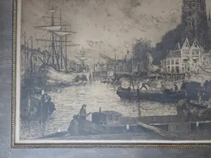 Martin van Waning - Gezicht op Dordrecht. kopen? Bied vanaf 39!