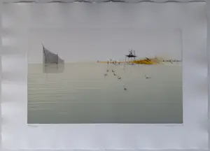 Ronald Tolman - Handgesigneerde kleurenets | 'Le roi de la plage' | 1988 kopen? Bied vanaf 120!