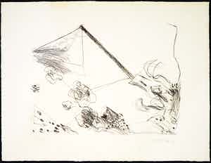 Ger Lataster - Mooie zwart-wit ets van Ger Lataster. verkocht voor € 40!