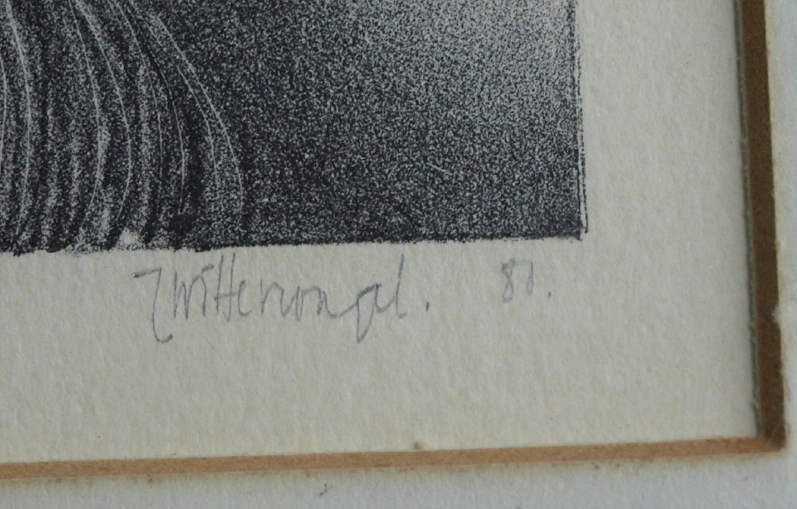 Niet of onleesbaar gesigneerd - Litho, Naakte vrouw – gesigneerd & ingelijst – nr 1/20 - 1981 kopen? Bied vanaf 1!