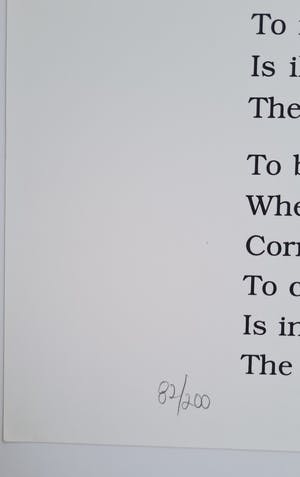 Robert Indiana - Love - To draw a straight line kopen? Bied vanaf 350!