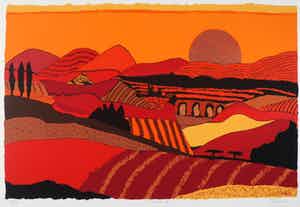 Ronald Boonacker - Zeefdruk, Spoleto II (Groot) verkocht voor € 35!