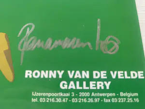 Panamarenko - Lot diverse hand-gesigneerde uitnodigingen + extra kopen? Bied vanaf 500!