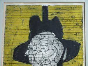 Cees Kortlang - Ingelijste kleurenets , Ontsnapping– gesigneerd – nr 7 van 15 ex. - 1968 kopen? Bied vanaf 65!