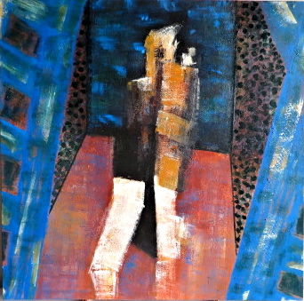 Niet of onleesbaar gesigneerd - ‘Little bird on your shoulder’ - Olieverf op 3D-doek - (groot!) kopen? Bied vanaf 1!