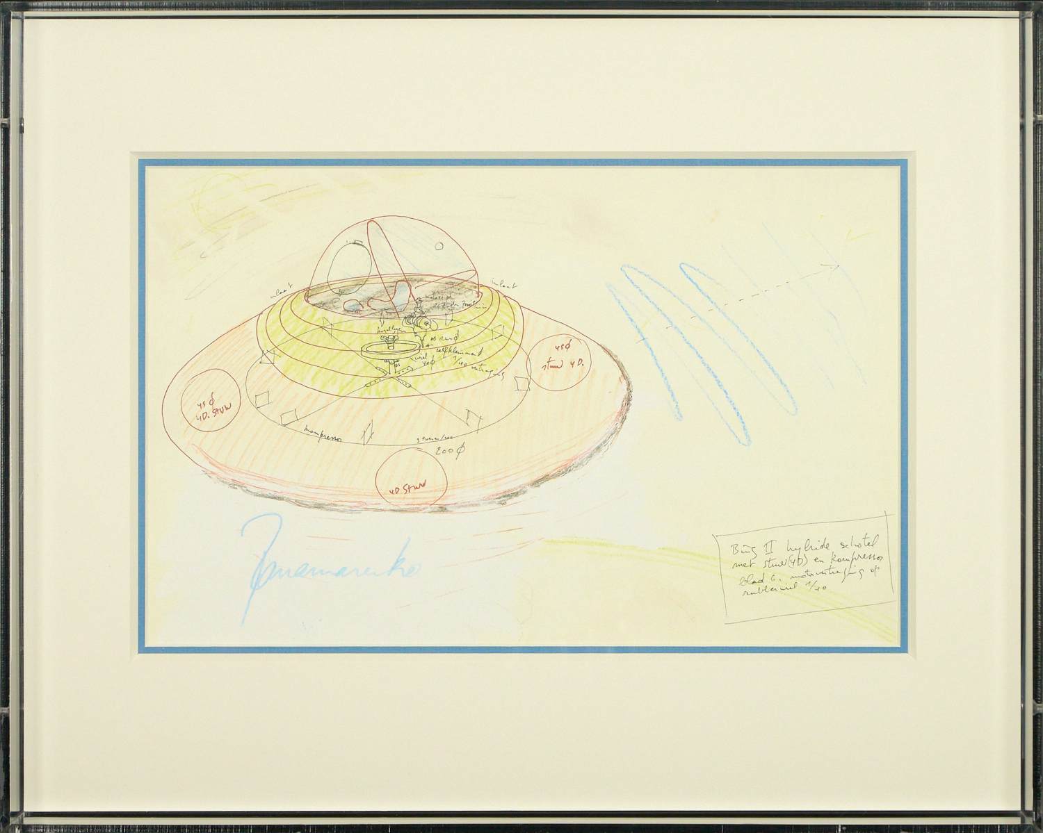 Panamarenko - Handgesigneerde BING-editie - in originele plexiglas showcase verkocht voor € 590!