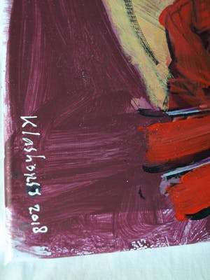 Peter Klashorst - Acrylverf op doek , “MARVEL” - GROOT – 2018 – 60 x 105 cm kopen? Bied vanaf 350!